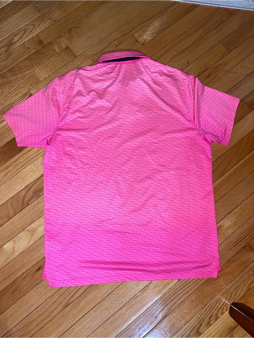 Nike Golf Dri-FIT Men’s Hot Pink Polo - Picture 2 of 4